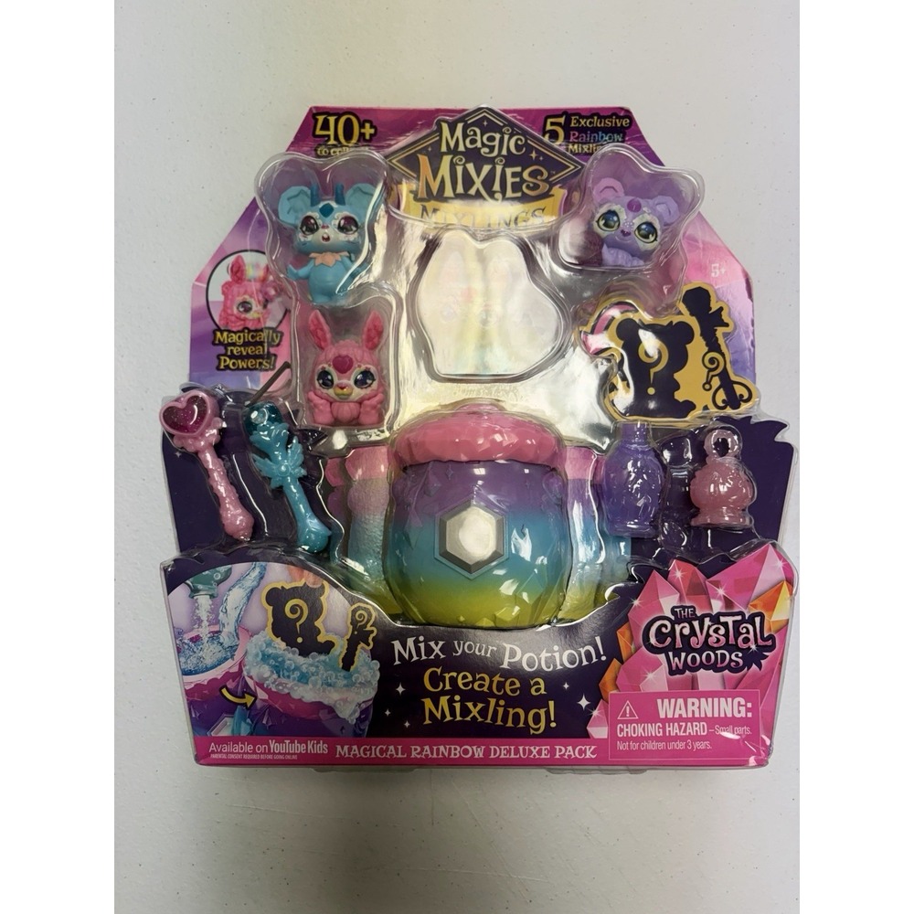 Magic Mixies Magical Rainbow Deluxe Pack 5 Mixlings with Unique Powers New